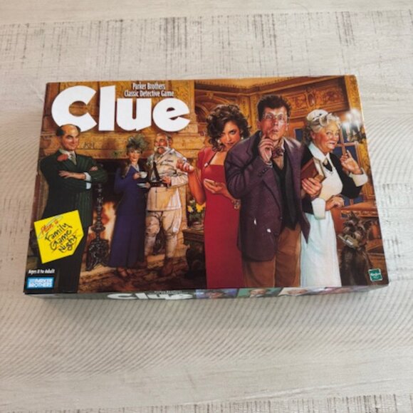 Vintage 1998 Parker Brothers Clue Classic Detective Game - Picture 1 of 11